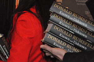 Rumsfeld reflects, without regret