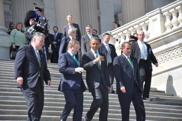 President Obama, Prime Minister Kenny attend Friends of Ireland Luncheon