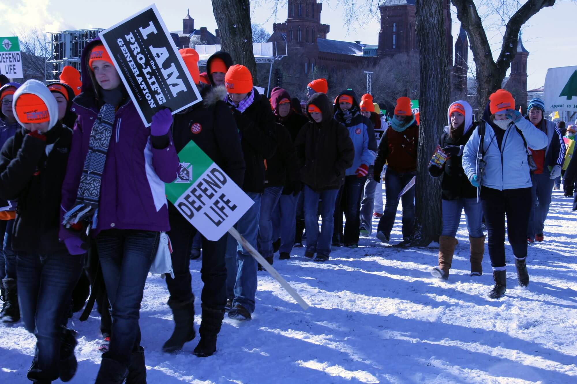 Slideshow: March for Life attracts thousands despite freezing temperatures