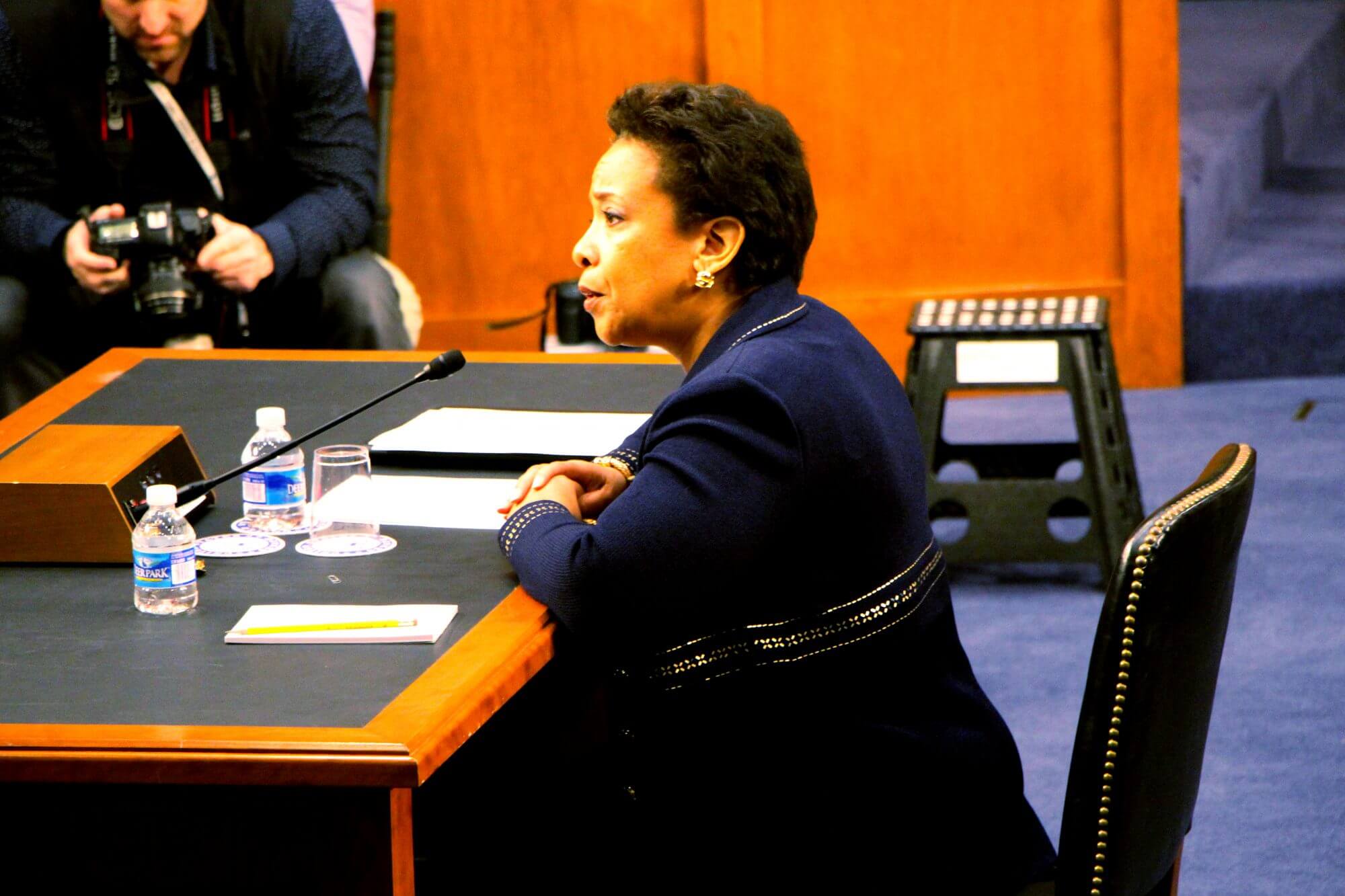 Attorney general nominee Lynch asserts independence during confirmation hearings