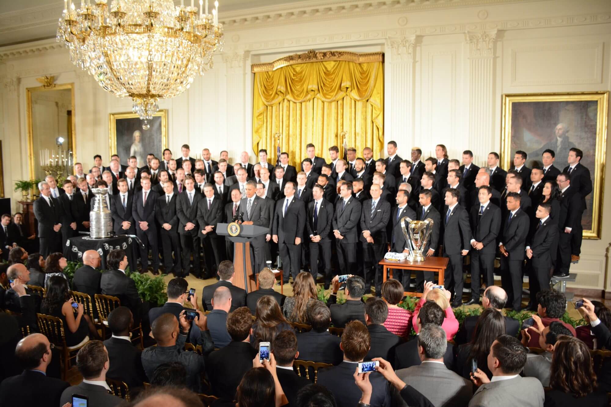 L.A. champs visit White House