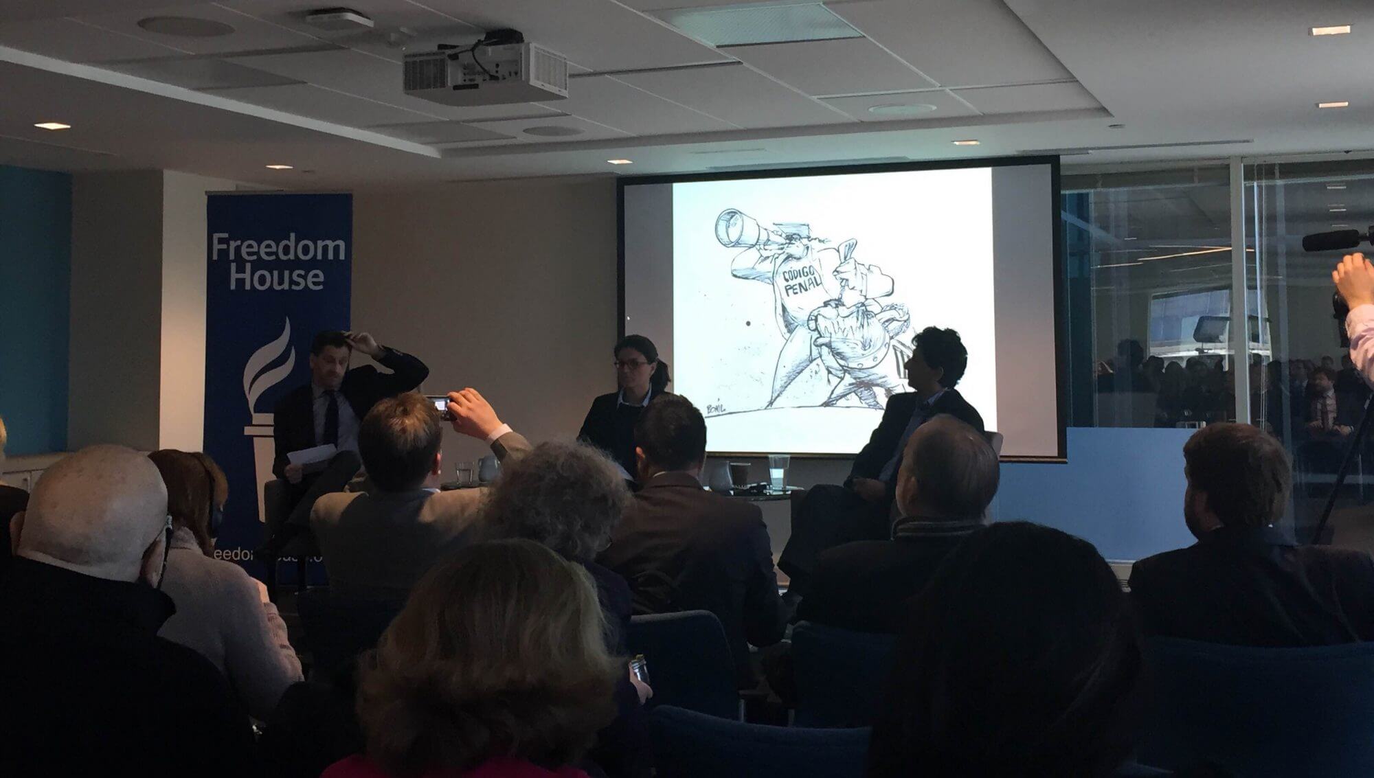 Cartoonists speak out against restrictions on press