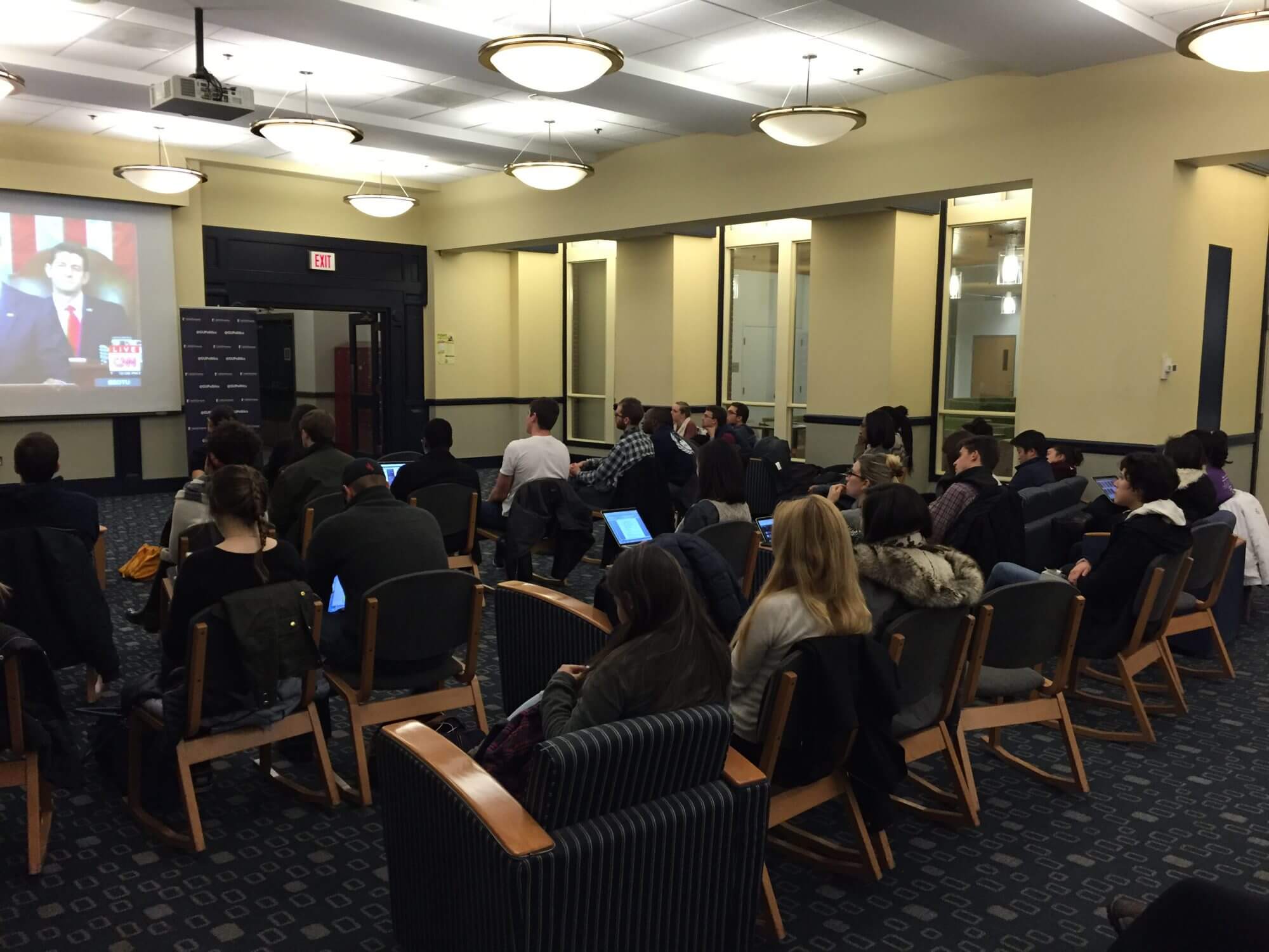 Obama speech met with stoic response from Georgetown students