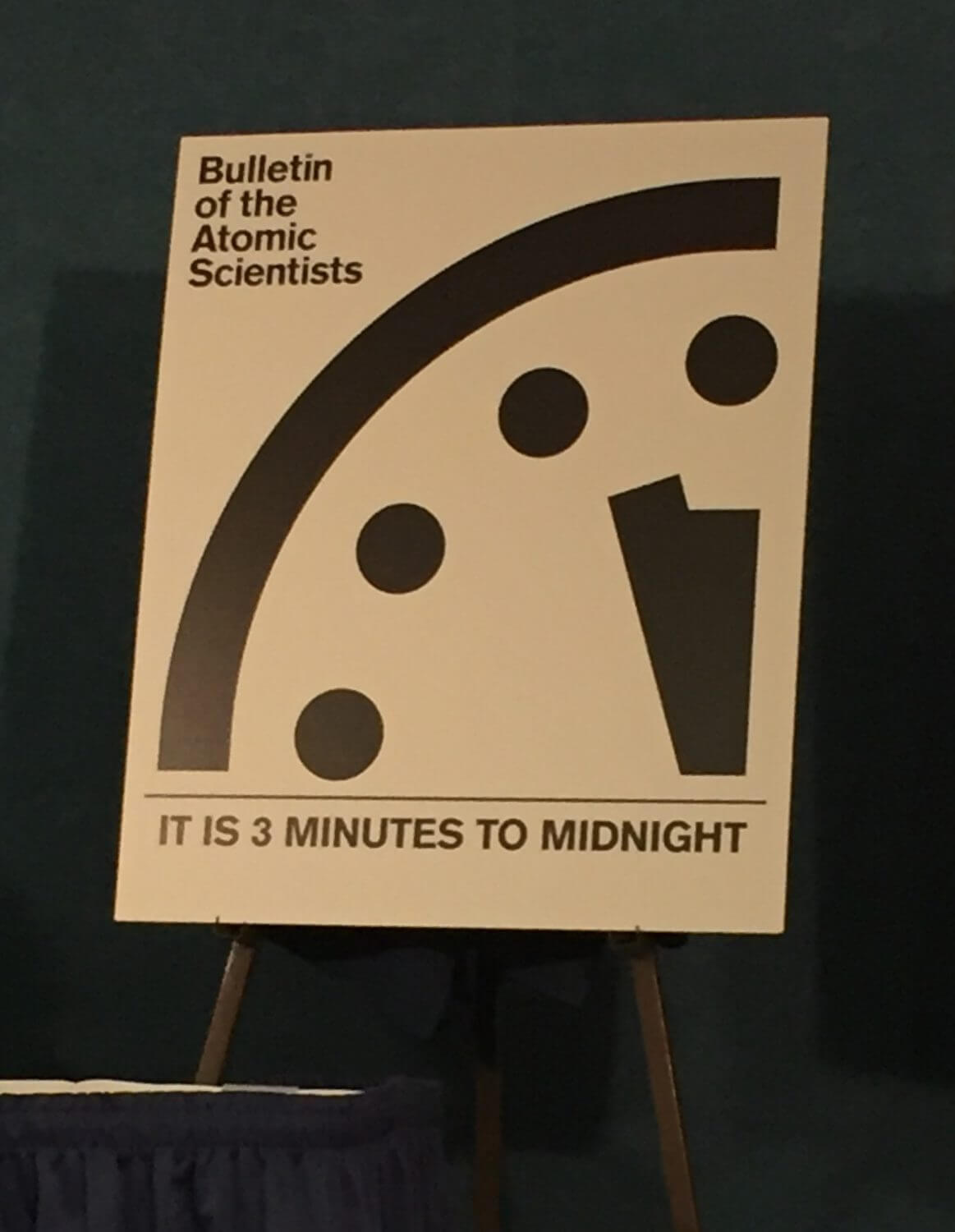 Doomsday Clock Remains at Three Minutes to Midnight Amid Concerns about Nuclear Proliferation and Climate Change