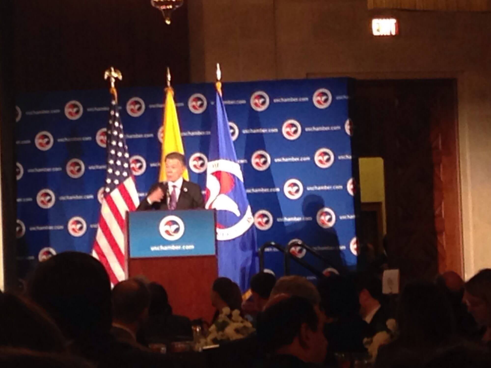 Colombian President asks for U.S. investments in guerrilla war