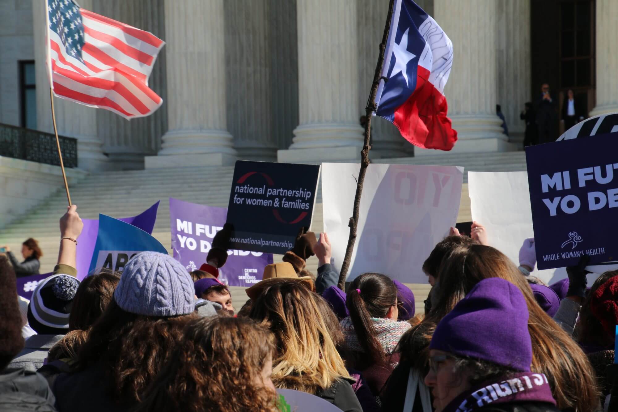 Undue burden standard tested in abortion case before the Supreme Court