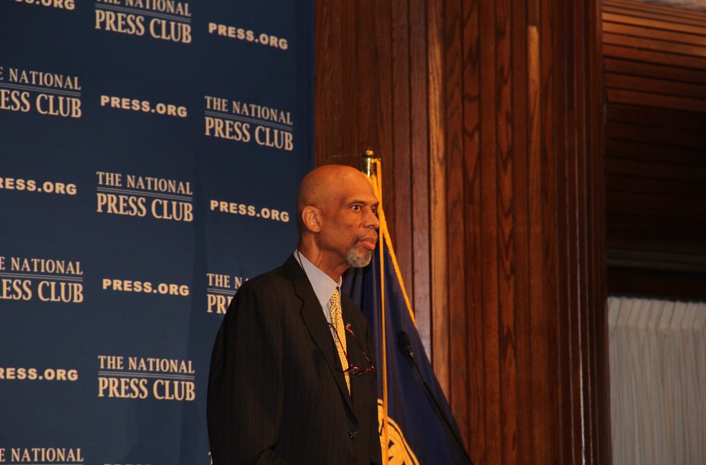MVP Abdul-Jabbar talks public protests in sports