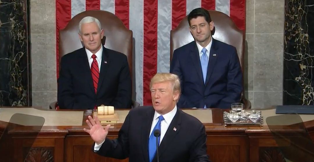 Tax reform takes center stage at President Trump’s first State of the Union address