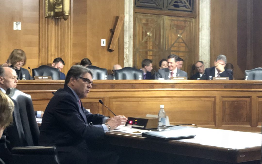 Energy Secretary Perry grilled on National Lab funding in the President’s Budget