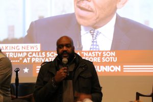Violence against women must end, said Chad Smith, a trainer with nonprofit organization Men Can Stop Rape. (Brooke Fowler/MNS)