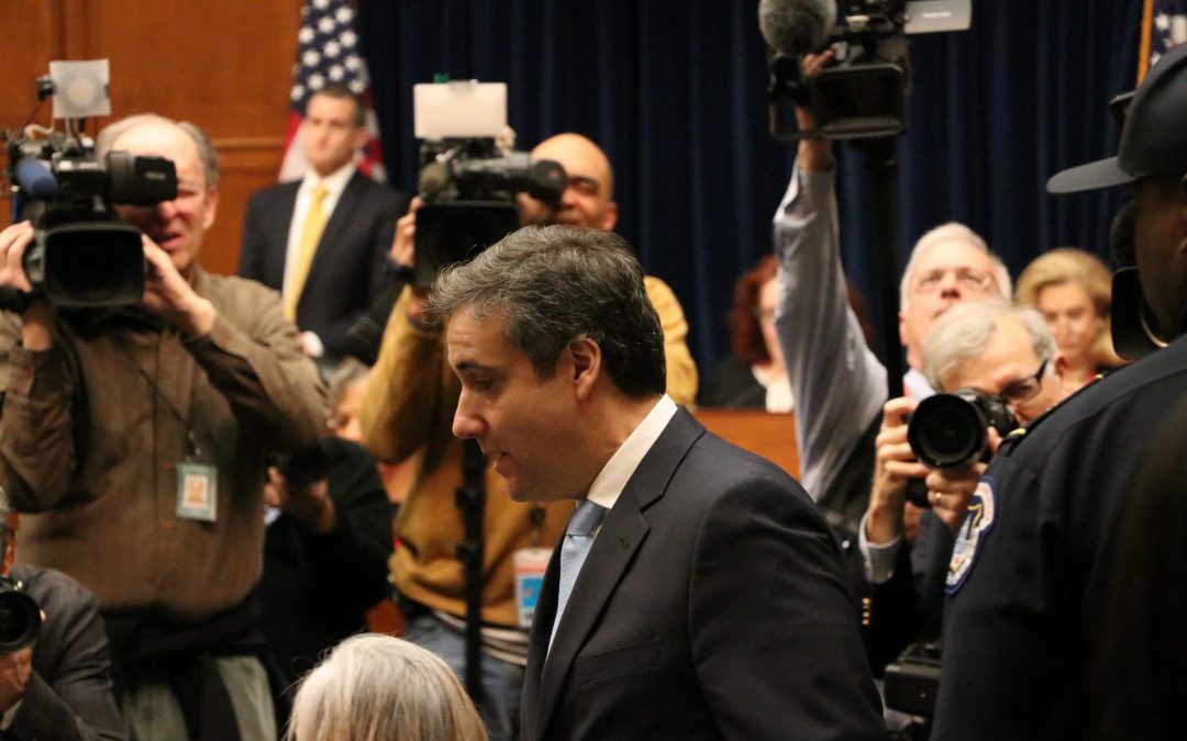 COHEN, UNDER OATH, CLAIMS TRUMP DIRECTED HIM TO COMMIT SEVERAL FEDERAL CRIMES