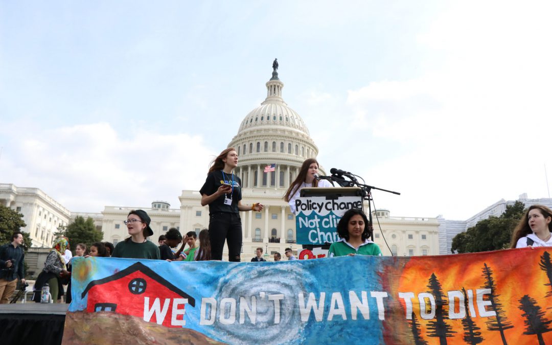 High School Students Gather In Washington As Part of Worldwide Strike For Climate Action
