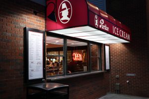 The Puritan Backroom specializes in homemade ice cream, conveniently available at a to-go window outside the restaurant. (Charlotte Walsh/MNS)