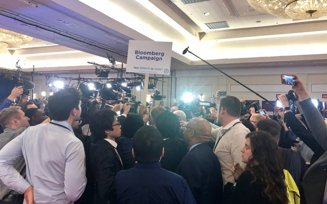 Democrats challenge Bloomberg on debate stage with pointed attacks