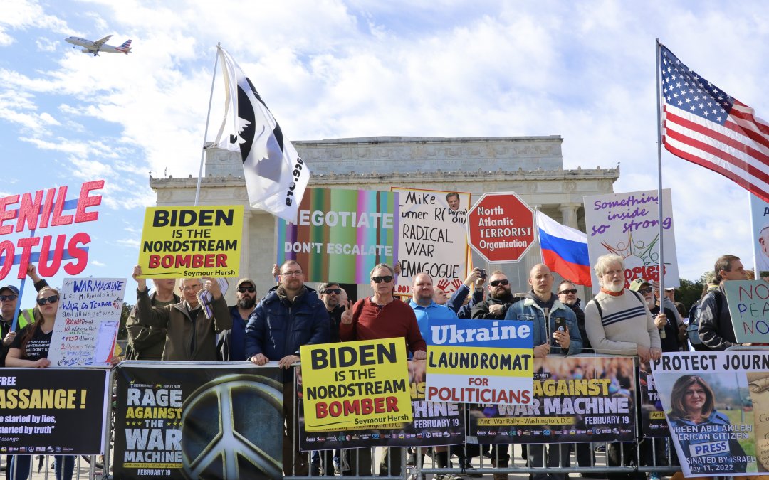 Anti-war advocates call for ending U.S. involvement in Ukraine