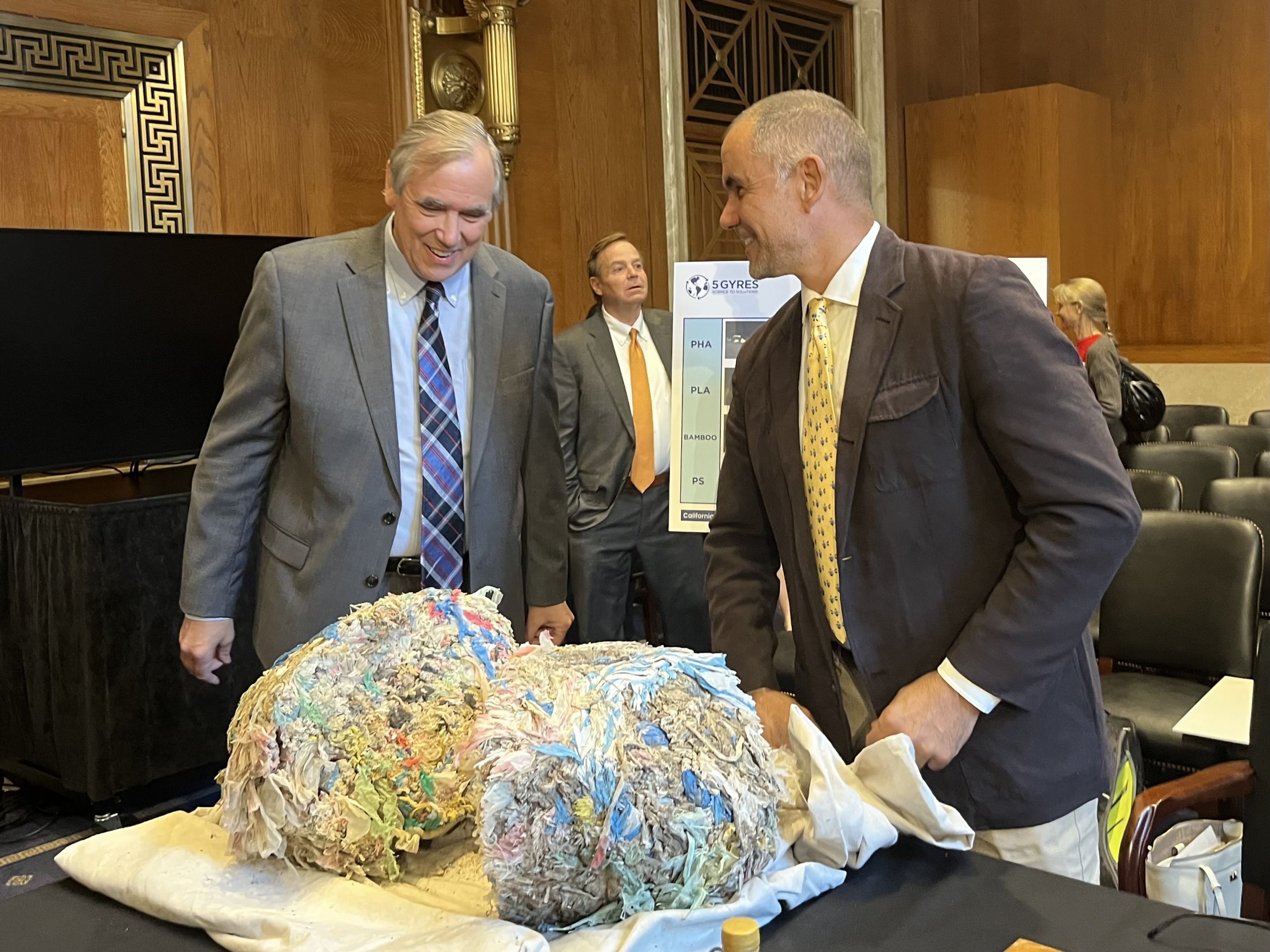 Illustration of Leaders Treated Selling Plastic Walls