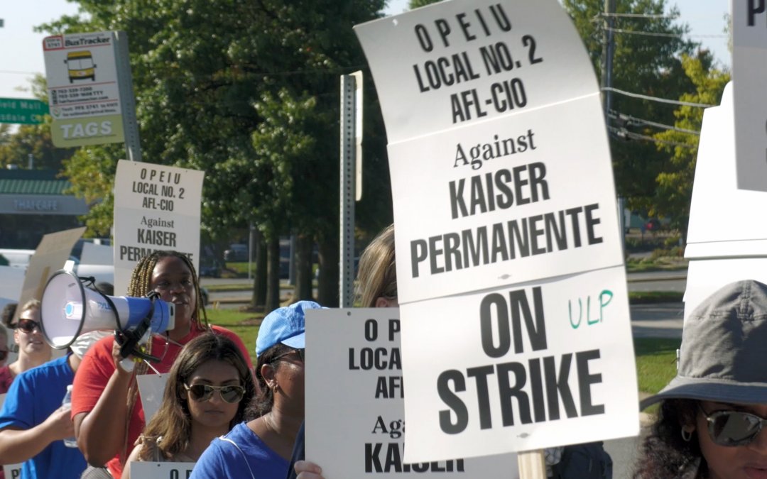 Video: Health care workers picket in the largest medical industry strike in U.S. history