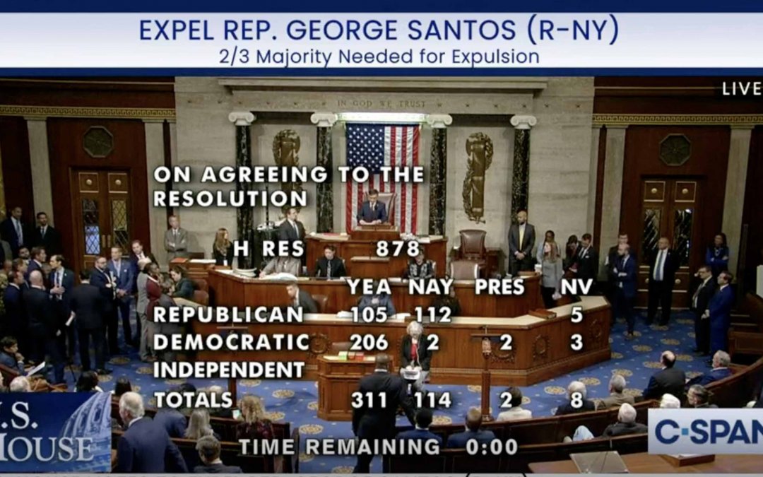 George Santos expelled from Congress