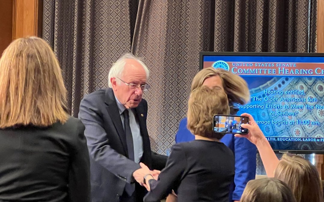 Sanders and stakeholders press lawmakers to reauthorize and increase funding for the Older Americans Act