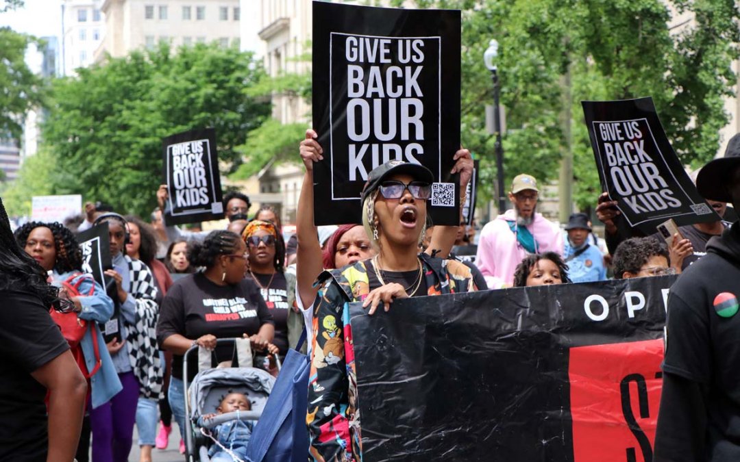 Photos: On Mother’s Day, Black mothers march on the White House to demand justice from Child Protective Services