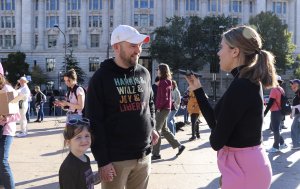 Many advocates were willing to speak about their own experiences to reporters. (Caroline Killilea/MNS)