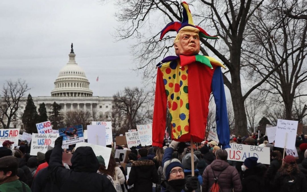 Photo Gallery: Hundreds rally in Washington against Trump Policies