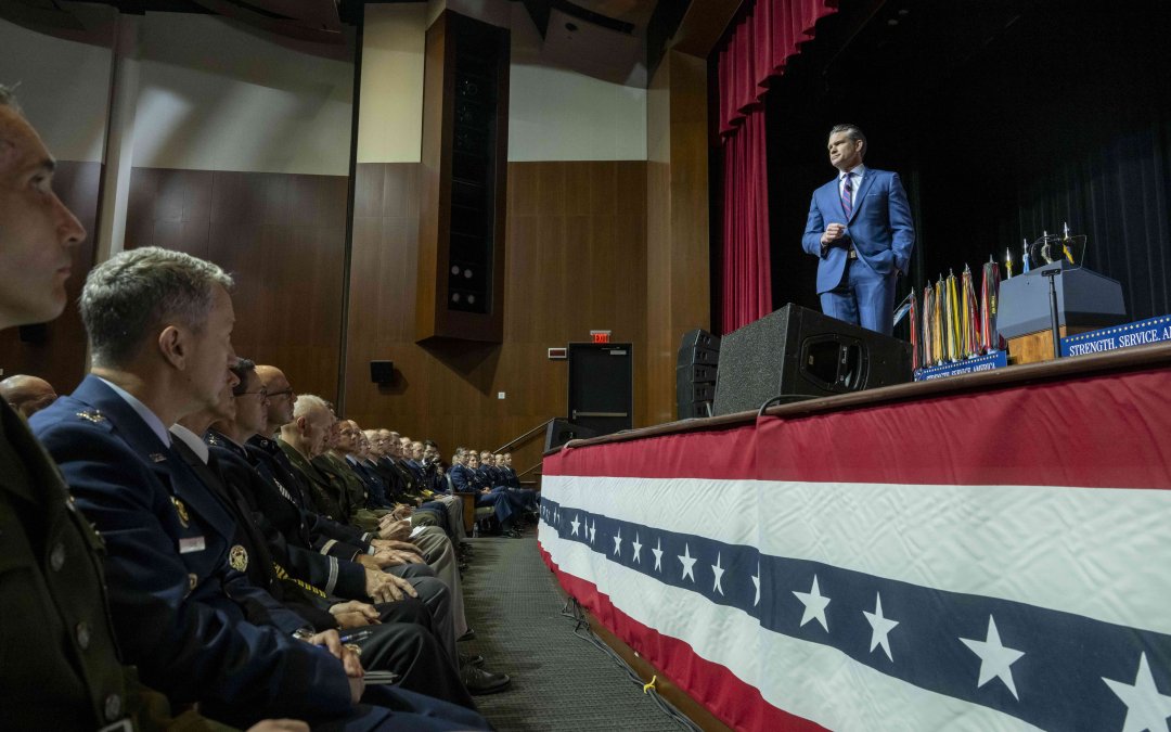 Defense Secretary Hegseth announces overhaul of military complaint, Inspector General programs at speech to senior military officials