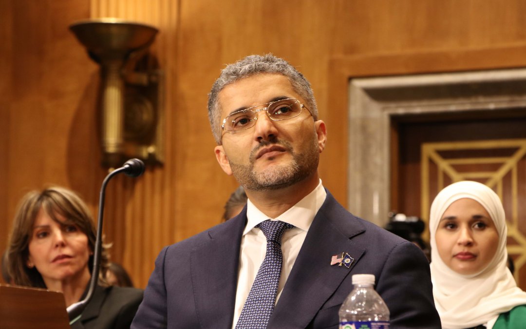 Trump nominee faces tough questioning at ambassador nomination hearing