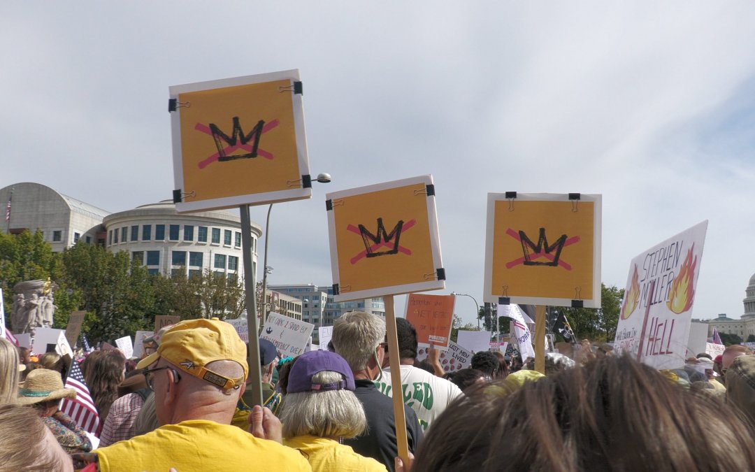 WATCH: Thousands gather in DC for No Kings Protest
