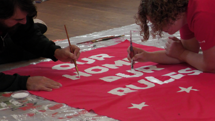 WATCH: FREE DC HOLDS ART BUILD FOR NO KINGS PROTEST SATURDAY