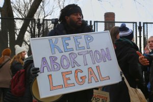 Counterprotesters were few and far between, but many engaged in debate with the pro-life demonstrators. (Ben Shapiro/MNS)