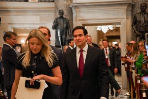 Secretary of State Marco Rubio received praise from Trump for over a minute during the address. (Cayla Labgold-Carroll/MNS)