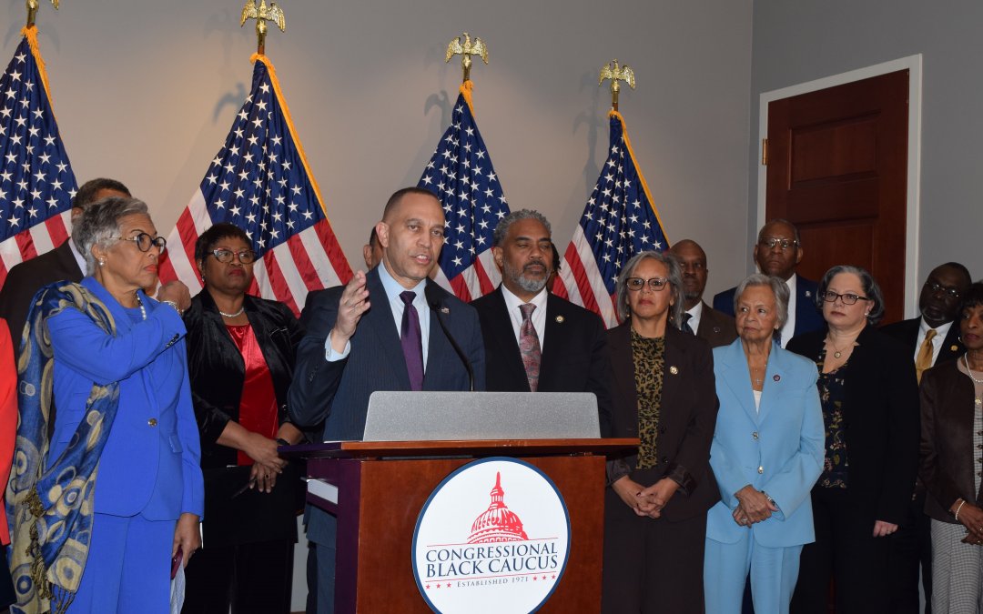 Congressional Black Caucus members slam Trump administration policies on Black History Month centennial