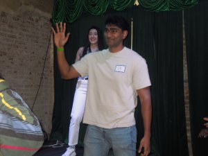 Some contestants, though underdressed, wooed the crowd by honoring International Women’s Day. (Anisha Iqbal/MNS)