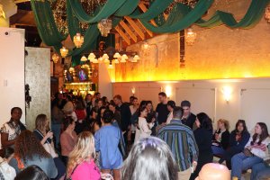 Hundreds of spectators attended D.C.'s John F. Kennedy Jr. lookalike contest at Barrel House Cafe & Bar. (Chloe Park/MNS)