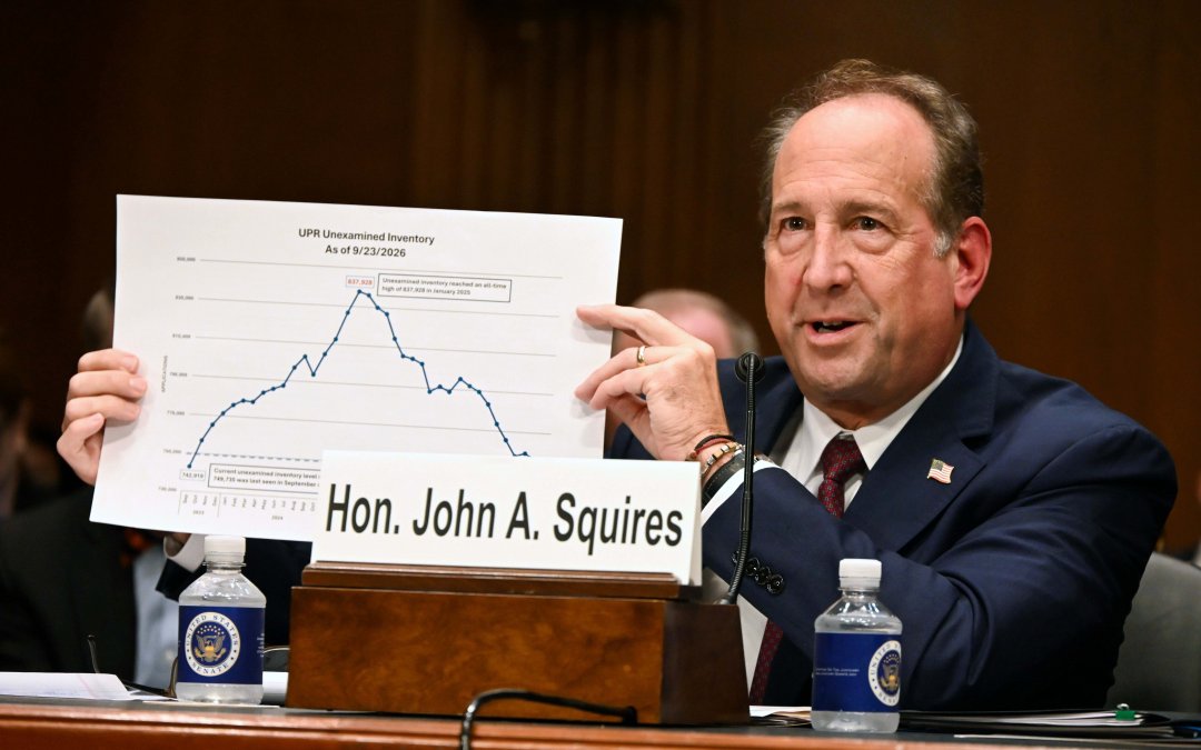 Patent director decreases backlog, urges action on expiring funding authority