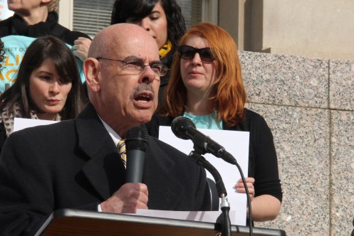 Rep. Henry Waxman speaks in support of proposed carbon emissions rule